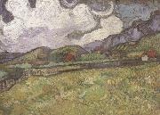 Vincent Van Gogh Wheat Field behind Saint-Paul Hospital (nn04) painting